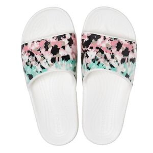 🔥 🌞NWT Baya Crocs Tie Dye Mania SLD Sandal Sz 9